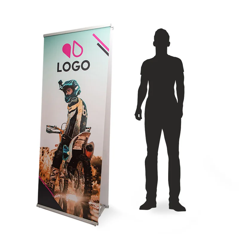 Kakémono L-Banner Double-Face Personnalisé